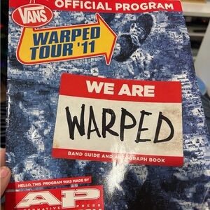 Vans Warped Tour 2011 ‘11 official program from alternative press ap magazine